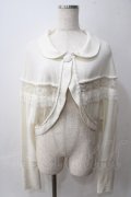 GRAMM / レース切替ドルマンボレロ  白 Y-25-06-03-059-HN-TO-SZ-ZY