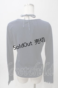 画像2: axes femme / ストラップ付ビジューインナー M 紺 Y-25-06-03-062-AX-TO-SZ-ZI