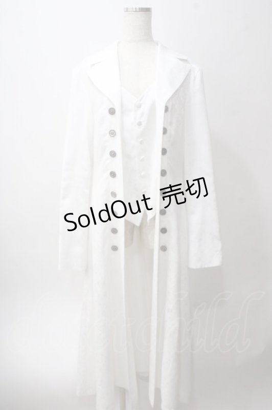 画像1: ATELIER BOZ / エタニティーロングローランドジャケット  ホワイト Y-25-06-03-069-EL-JA-SZ-ZY (1)