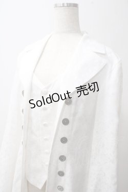 画像3: ATELIER BOZ / エタニティーロングローランドジャケット  ホワイト Y-25-06-03-069-EL-JA-SZ-ZY