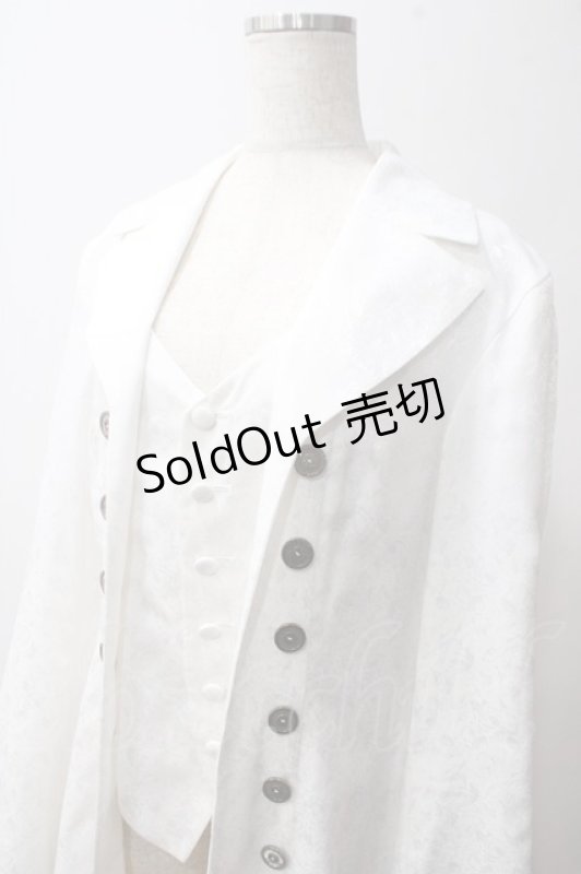 画像3: ATELIER BOZ / エタニティーロングローランドジャケット  ホワイト Y-25-06-03-069-EL-JA-SZ-ZY (3)