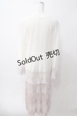 画像2: axes femme / グラデーションレースガウン M 淡ピンク Y-25-06-03-071-AX-TO-SZ-ZY