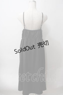 画像2: axes femme / ビッグレースリボンキャミワンピース F 黒 Y-25-06-03-073-AX-OP-SZ-ZT475