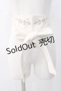 axes femme / 薔薇刺繍サッシュベルト   Y-25-06-03-010-AX-ZA-SZ-ZY