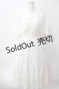 axes femme / ケープ風レースティアードワンピース  キナリ Y-25-06-03-080-AX-OP-SZ-ZY