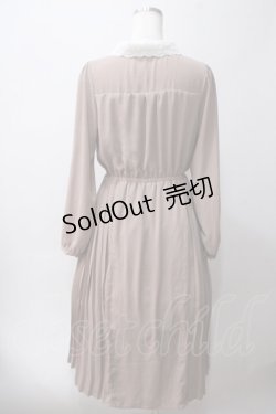 画像2: axes femme / 薔薇襟プリーツワンピース  ピンク Y-25-06-03-083-AX-OP-SZ-ZY
