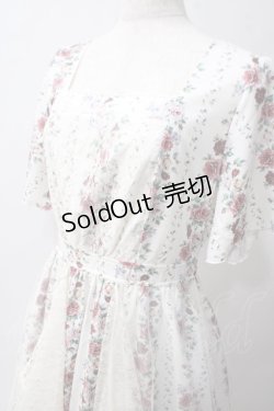 画像3: axes femme / 薔薇柄ラッフルチュールワンピース F 生成り Y-25-06-03-084-AX-OP-SZ-ZI