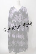 axes femme / カシュクールワンピース F 黒 Y-25-06-03-087-AX-OP-SZ-ZY