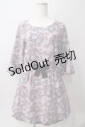 axes femme POETIQUE / ローズ起毛ワンピース  ピンク Y-25-06-03-088-AX-OP-SZ-ZY
