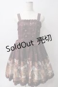 axes femme kawaii / メロディキャットワンピース M ワイン Y-25-06-03-092-AX-OP-SZ-ZY