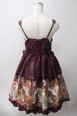 画像2: axes femme kawaii / メロディキャットワンピース M ワイン Y-25-06-03-092-AX-OP-SZ-ZY