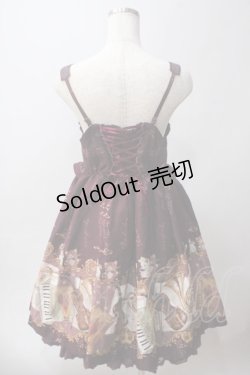 画像2: axes femme kawaii / メロディキャットワンピース M ワイン Y-25-06-03-092-AX-OP-SZ-ZY