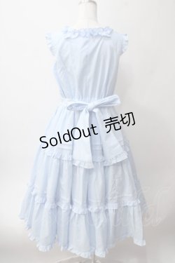 画像2: Chalmiere / フリルロングジャンスカ M サックス Y-25-06-03-095-LO-OP-SZ-ZY