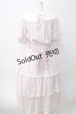 画像2: meiify memory / LOVE for Ginghamろりーたワンピース M ピンク Y-25-06-03-101-LO-OP-SZ-ZY