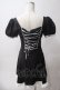 画像2: DARK IN LOVE / Magic doll black white rebel dress XS ブラック Y-25-06-03-102-PU-OP-KB-ZY (2)