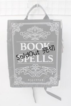 画像1: KILL STAR / book of spells backpack  黒 Y-25-06-03-015-PU-BG-SZ-ZY