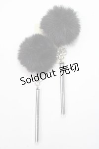 axes femme POETIQUE / チャイナヘアークリップセット  黒 Y-25-06-03-002-AX-AC-SZ-ZY
