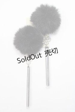 画像1: axes femme POETIQUE / チャイナヘアークリップセット  黒 Y-25-06-03-002-AX-AC-SZ-ZY