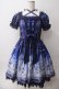 画像1: Angelic Pretty / Castle Mirageワンピース  紺 Y-25-06-03-113-AP-OP-SZ-ZY (1)