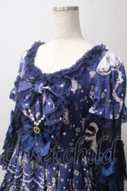 画像3: BABY,THE STARS SHINE BRIGHT / Sweet Jewelry Princess ワンピース  ネイビー Y-25-06-03-114-BA-OP-SZ-ZY