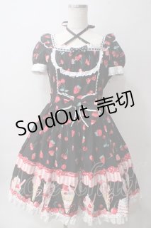 Angelic Pretty / Strawberry Parlourワンピース 黒 Y-25-06-03-115-AP