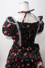 画像5: Angelic Pretty / Strawberry Parlourワンピース  黒 Y-25-06-03-115-AP-OP-AS-ZT070 (5)