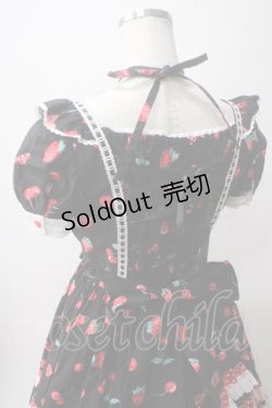 画像5: Angelic Pretty / Strawberry Parlourワンピース  黒 Y-25-06-03-115-AP-OP-AS-ZT070