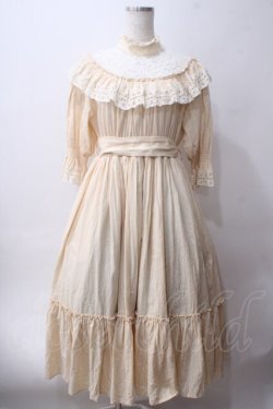 画像1: Sheglit / 紫陽花のレースドレス M アイボリー Y-25-06-03-116-EL-OP-SZ-ZY