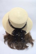 axes femme / レースリボンカンカン帽   Y-25-06-03-016-AX-AC-SZ-ZY