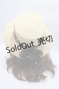axes femme / レースリボンカンカン帽   Y-25-06-03-016-AX-AC-SZ-ZT