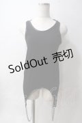 GLAD NEWS / チェーン付きタンクトップ R 黒 Y-25-06-03-119-GL-TO-SZ-ZY
