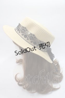 画像3: axes femme / レースリボンカンカン帽   Y-25-06-03-016-AX-AC-SZ-ZT