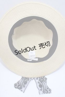 画像5: axes femme / レースリボンカンカン帽   Y-25-06-03-016-AX-AC-SZ-ZT