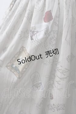 画像3: axes femme / ボン・ヴォヤージュ柄スカート F ベージュ Y-25-06-03-132-AX-SK-SZ-ZY