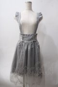 Amavel / メッセージ入サス付きスカート F グレー Y-25-06-03-142-CA-SK-SZ-ZY