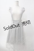 Amavel / メッセージ入サス付きスカート F グレー Y-25-06-03-142-CA-SK-SZ-ZY
