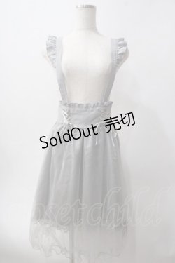 画像1: Amavel / メッセージ入サス付きスカート F グレー Y-25-06-03-142-CA-SK-SZ-ZY
