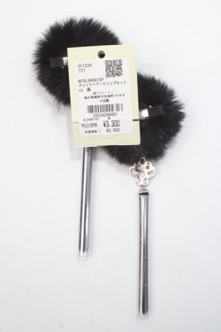 画像2: axes femme POETIQUE / チャイナヘアークリップセット  黒 Y-25-06-03-002-AX-AC-SZ-ZY