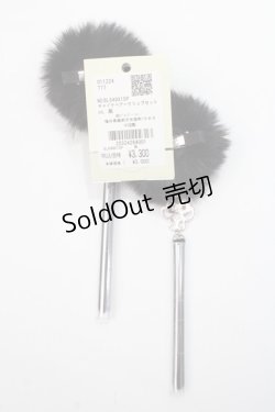 画像2: axes femme POETIQUE / チャイナヘアークリップセット  黒 Y-25-06-03-002-AX-AC-SZ-ZY