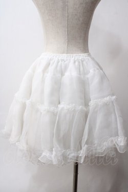 画像2: Angelic Pretty / オーガンジーパニエ  白 Y-25-06-03-147-AP-SK-SZ-ZY