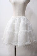 Angelic Pretty / オーガンジーパニエ  白 Y-25-06-03-148-AP-SK-SZ-ZY