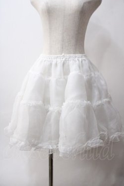 画像1: Angelic Pretty / オーガンジーパニエ  白 Y-25-06-03-148-AP-SK-SZ-ZY