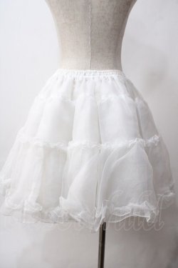 画像2: Angelic Pretty / オーガンジーパニエ  白 Y-25-06-03-148-AP-SK-SZ-ZY