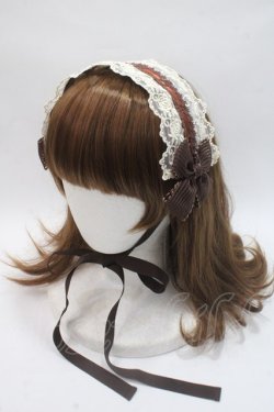 画像1: MAM MAXICIMAM / ミラクルスウィート ラ・クラルテ ヘッドドレス  ブラウン Y-25-06-03-018-LO-AC-SZ-ZY