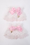Angelic Pretty / ドットリボン配色お袖とめ  ピンク×白 Y-25-06-03-003-AP-ZA-SZ-ZY