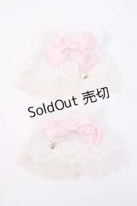 Angelic Pretty / ドットリボン配色お袖とめ  ピンク×白 Y-25-06-03-003-AP-ZA-SZ-ZY