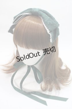 画像1: axes femme kawaii / レディローズヘッドドレス  グリーン Y-25-06-03-021-AX-AC-SZ-ZY