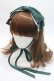 画像1: axes femme kawaii / レディローズヘッドドレス  グリーン Y-25-06-03-021-AX-AC-SZ-ZY (1)