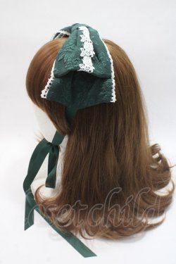 画像2: axes femme kawaii / レディローズヘッドドレス  グリーン Y-25-06-03-021-AX-AC-SZ-ZY