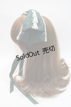 画像2: axes femme kawaii / レディローズヘッドドレス  グリーン Y-25-06-03-021-AX-AC-SZ-ZY